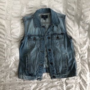 Lucky Brand Denim Vest NWOT